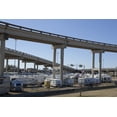 thumbnail image 1 of Print: Rvs Have A Small City Under The Freeway During The Mobile, Alabama, 1 of 4