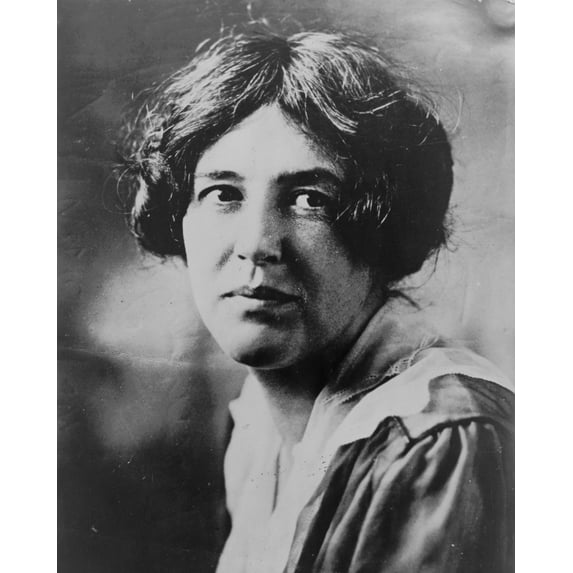 Print: Sara Bard Field, Head-And-Shoulders Portrait, Facing Slightly Left