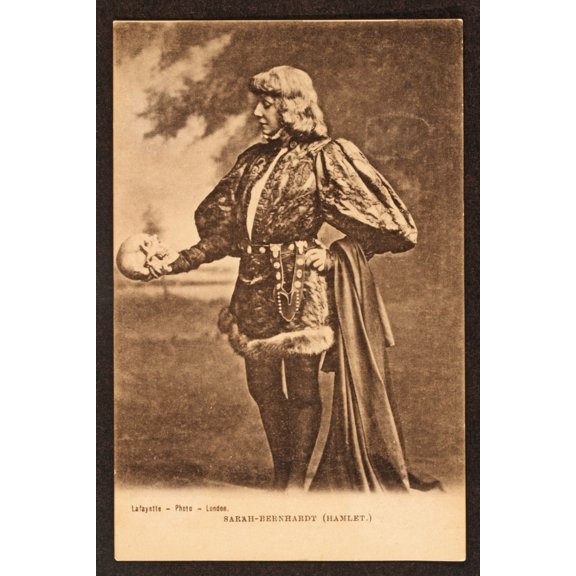 Print: Sarah-Bernhardt (Hamlet), circa 1885