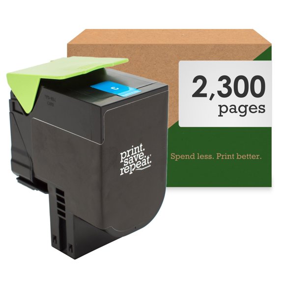 Print.Save.Repeat. Lexmark 71B10C0 Cyan Toner Cartridge for CS317, CS417, CS517, CX317, CX417, CX517 [2,300 Pages]