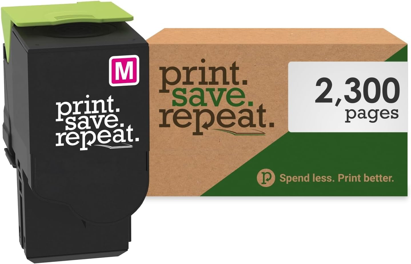 Print.Save.Repeat. Lexmark C231HM0 Magenta High Yield Toner Cartridge for C2325, C2425, C2535