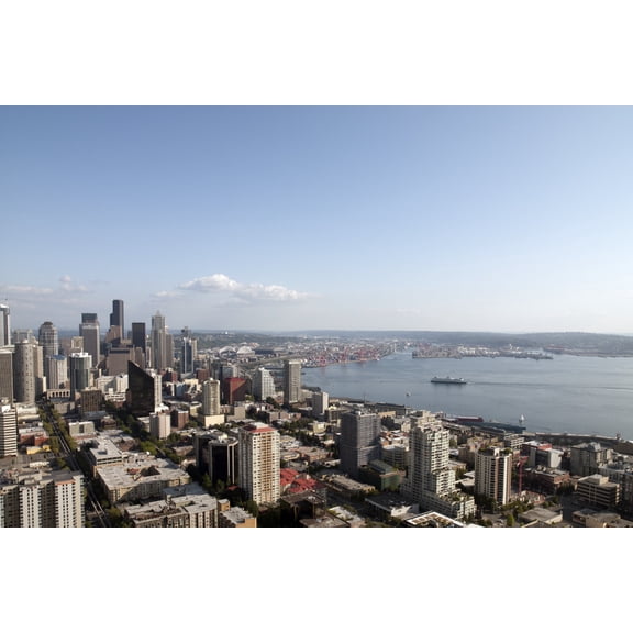 Print: Seattle, Washington, View Taken From The Space Needle, 2009