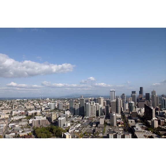 Print: Seattle, Washington, View Taken From The Space Needle, 2009