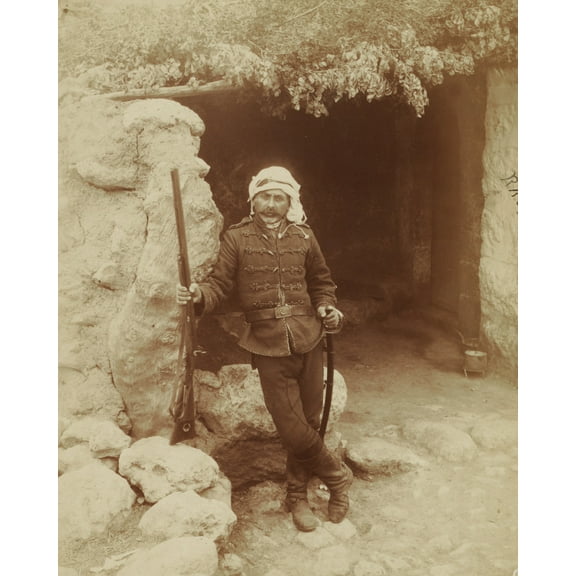 Print: Sergent Turc En Garde A Bab El Quady