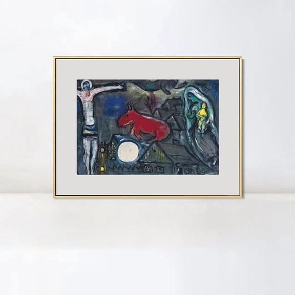 Print Series#31 By Marc Chagall Wall Art Home Decorations Art Home Decor Vintage Gift Living Room Dercor Wall Art Birthday Gift