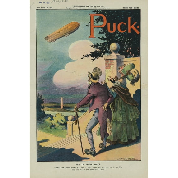 Print: Set In Their Ways, 1911