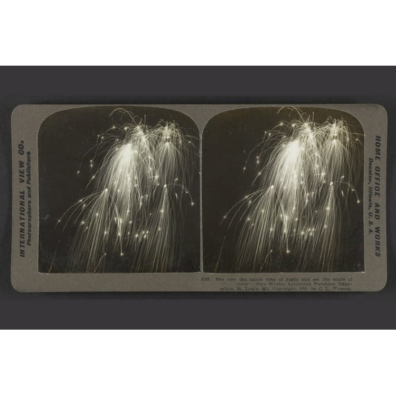 Print: She Tore The Azure Robe Of Night And Set The Stars Of Glory There -