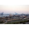 thumbnail image 1 of Print: Ship Loading And Highways Converge In Mobile, Alabama, 2010, 1 of 4