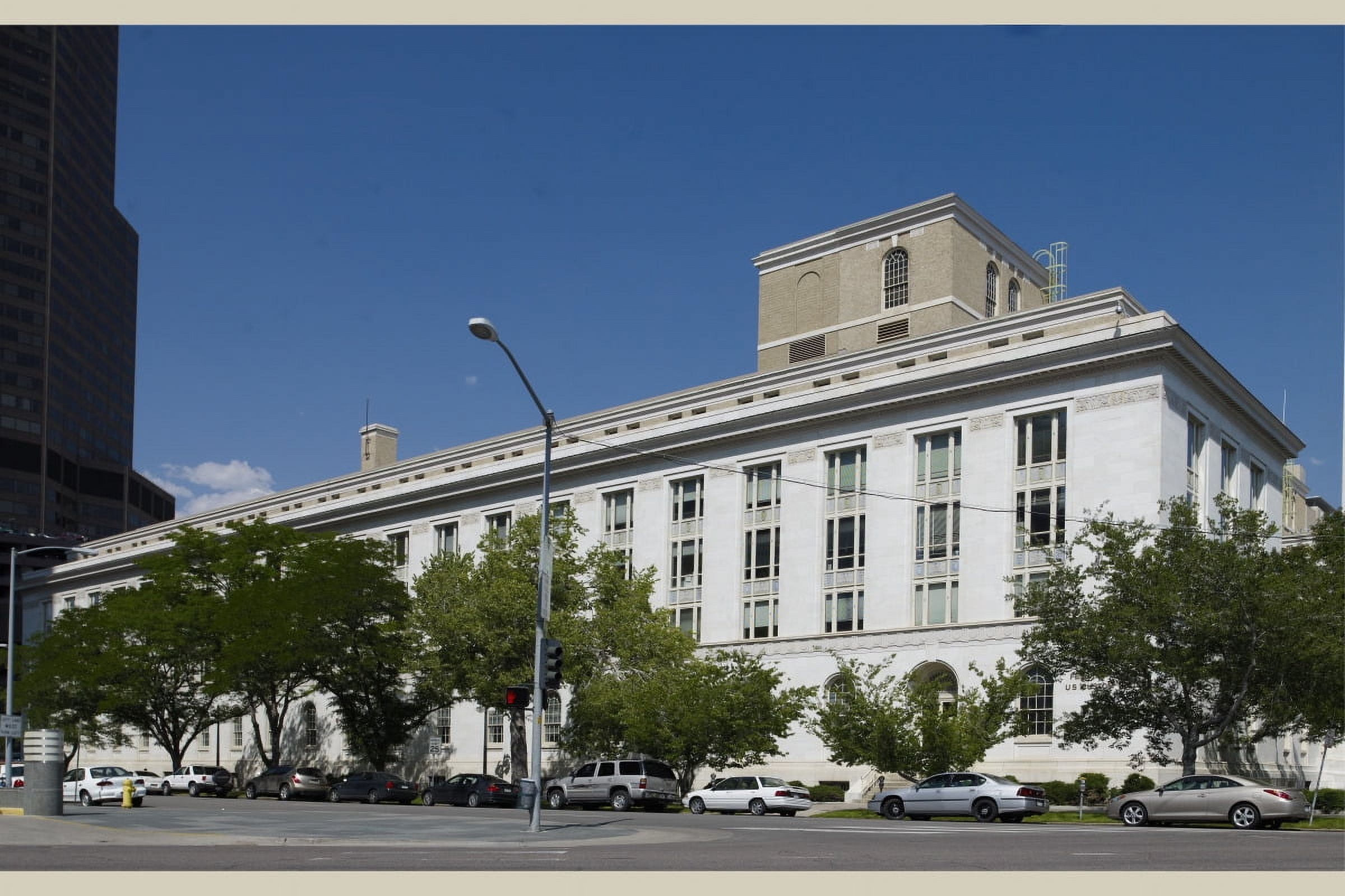 Print: Side Facade, Federal Building And U.S. Custom House, Denver ...