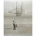 thumbnail image 1 of Print: Side View Of Dan Tate, Left, And Wilbur, Right, Flying The 1902, 1 of 4