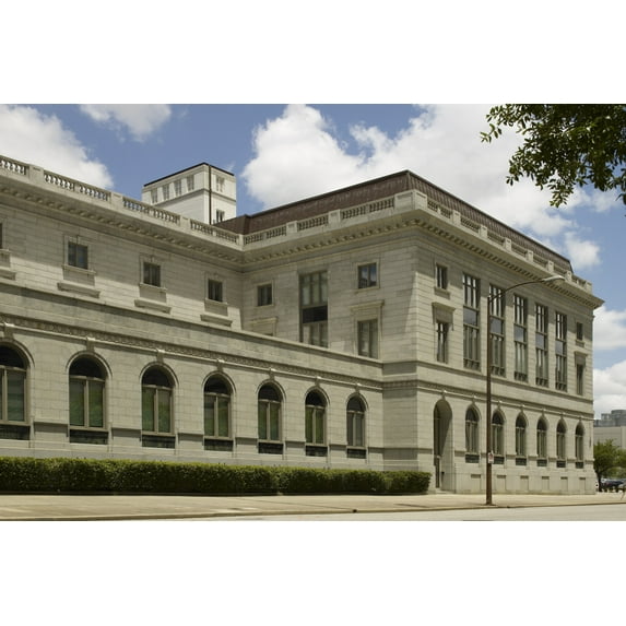 Print: Side View, U.S. Custom House, Houston, Texas, 2008
