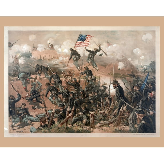 Print: Siege Of Vicksburg, 1888