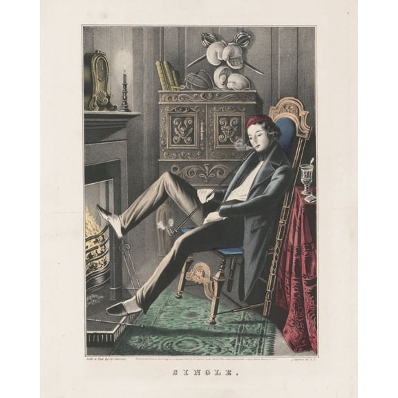 Print: Single, 1845