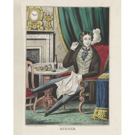 Print: Single, 1845