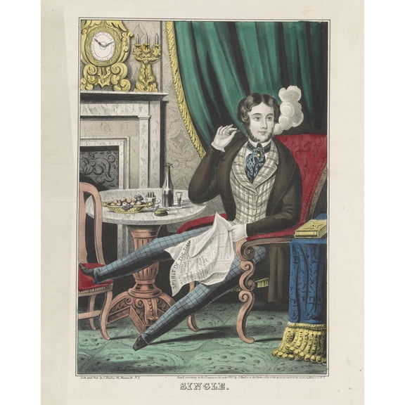 Print: Single, 1845