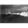 thumbnail image 1 of Print: Sioux (?) Tepees In A Line, North Or South Dakota (?), During, 1 of 4