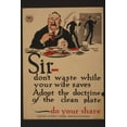 thumbnail image 1 of Print: Sir - Don't Waste While Your Wife Saves--Adopt The Doctrine Of The, 1 of 4