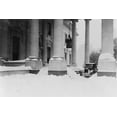 thumbnail image 1 of Print: Snow At The North Entrance Portico Of The White House, circa 1909, 1 of 4