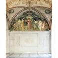 thumbnail image 1 of Print: South Corridor, Great Hall. Lyric Poetry Mural By Henry O. Walker, 1 of 4