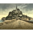 thumbnail image 1 of Print: South Front From The Dike, Mont St. Michel, France, circa 1890, 1 of 4