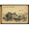 thumbnail image 1 of Print: St. Germain De Tournebut, Sketch by Victor Lundy, 1944, 1 of 4