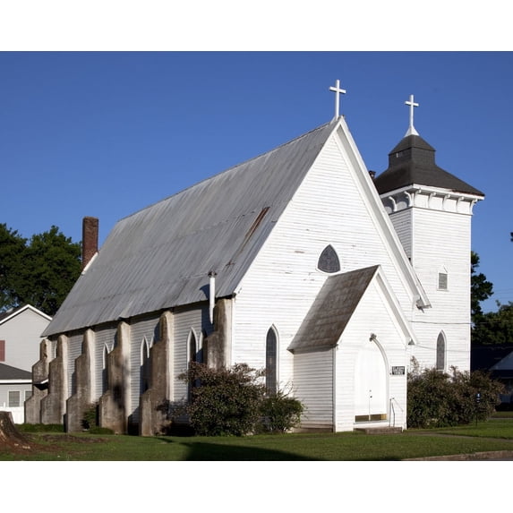 Print: St. John's Episcopal Church, Tuscumbia, Alabama, 2010
