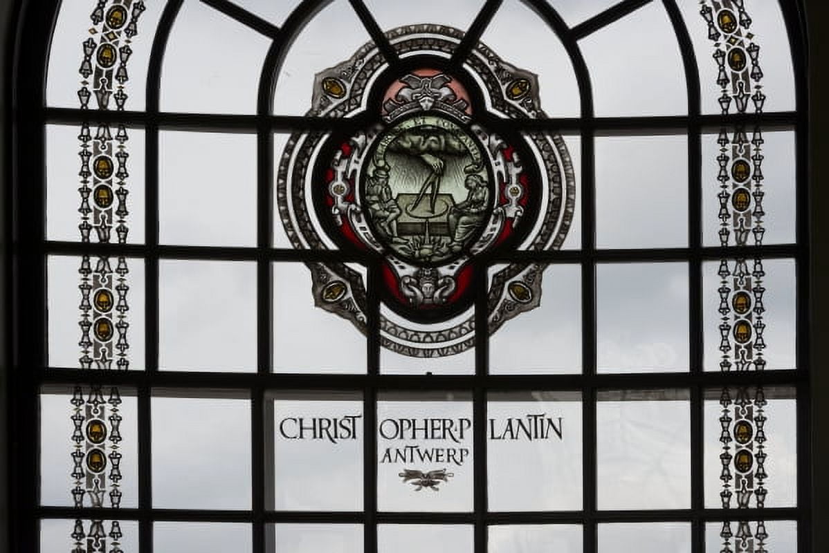 Print StainedGlass Details In The Hutzler Reading Room Located In
