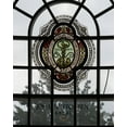 thumbnail image 1 of Print: Stained-Glass Details In The Hutzler Reading Room Located In Gilman, 1 of 4