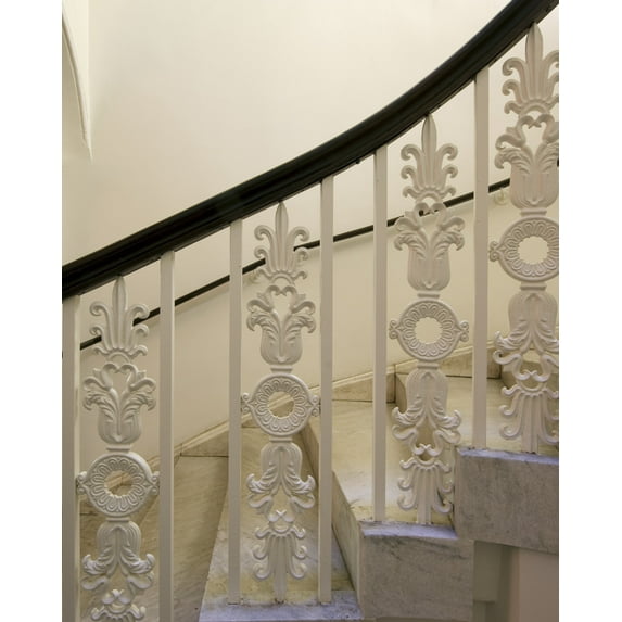 Print: Stair Detail In Former General Post Office, Tariff Building; Now