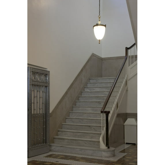 Print: Stairs, Richard Sheppard Arnold U.S. Post Office And Courthouse Is