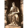 thumbnail image 1 of Print: Statue By Michael Angelo, The Seated Moses, Rome, Italy, circa 1890, 1 of 4
