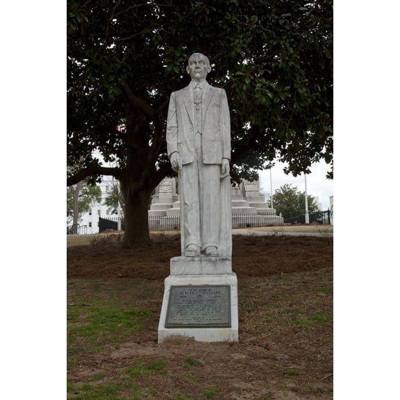 Print: Statue Of Albert L. Patterson (1896-1954), Soldier, Educator