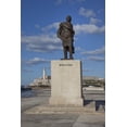 thumbnail image 1 of Print: Statue Of Francisco De Miranda, Located On The Malecon In Havana, 1 of 4