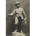 thumbnail image 1 of Print: Statue Of Mr. Roosevelt In Uniform Standing With Sword In Right, 1 of 4