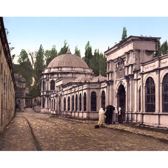 Print: Street In Eyup, A Section Of Constantinople, Turkey, 1890