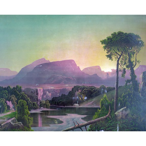 Print: Sunrise In The Alleghenies, 1880