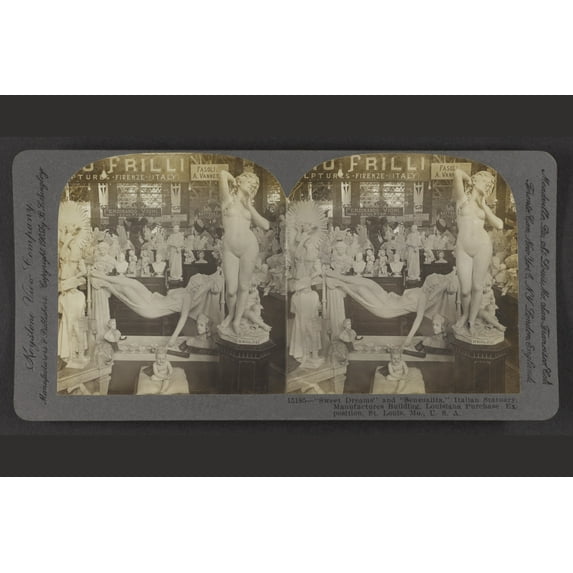 Print: Sweet Dreams And Sensualita, Italian Statuary, Manufactures