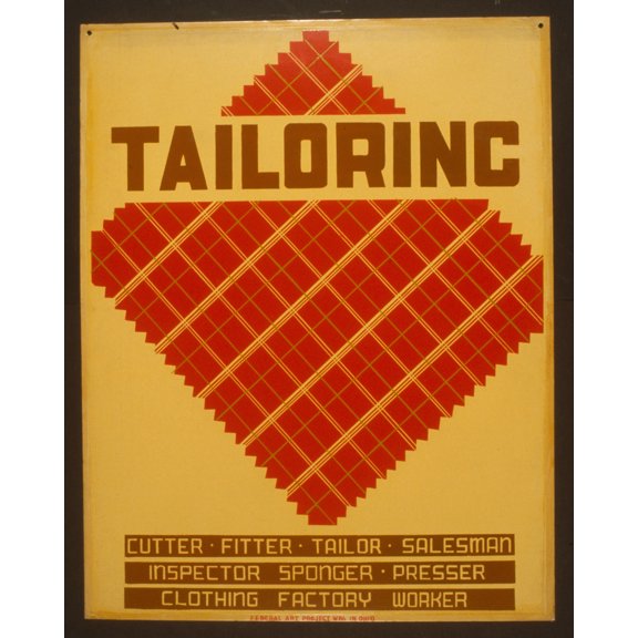 Print: Tailoring, 1937
