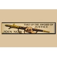 thumbnail image 1 of Print: Take Up The Sword Of Justice. Join Now, 1915, 1 of 4