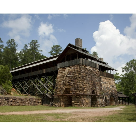 Print: Tannehill Ironworks, Mccalla, Alabama, 2010