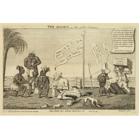 Print: The Allies - Par Nobile Fratrum!, 1780