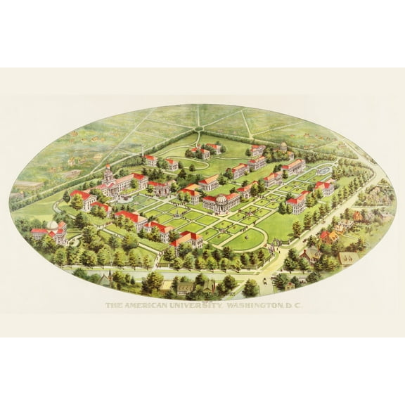 Print: The American University, Washington, D.C., 1899