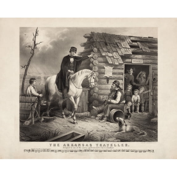 Print: The Arkansas Traveller