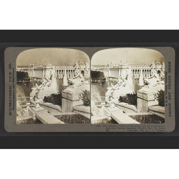 Print: The Beautiful Palace Of Education And Social Economy, From The