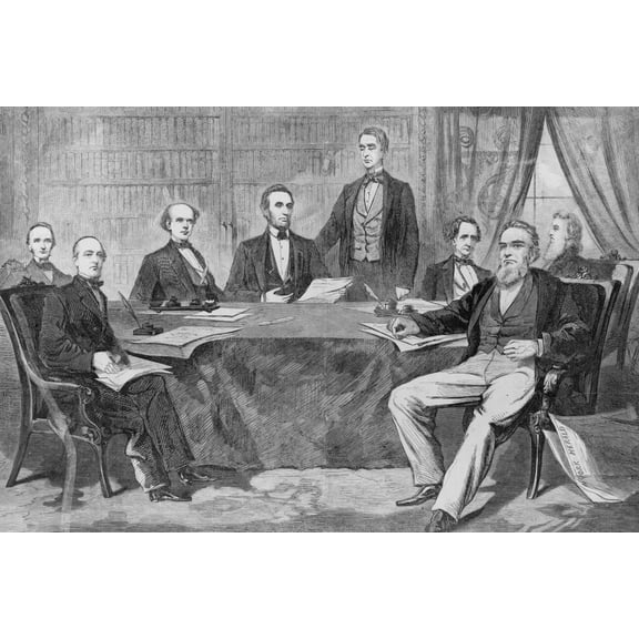 Print: The Cabinet At Washington