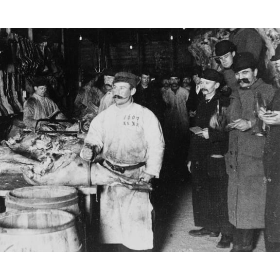 Print: The City Beef Department, Armour's Great Packing House, Chicago