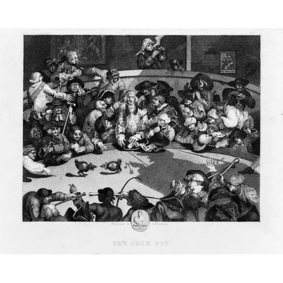 Print: The Cock Pit, circa 1800-1850