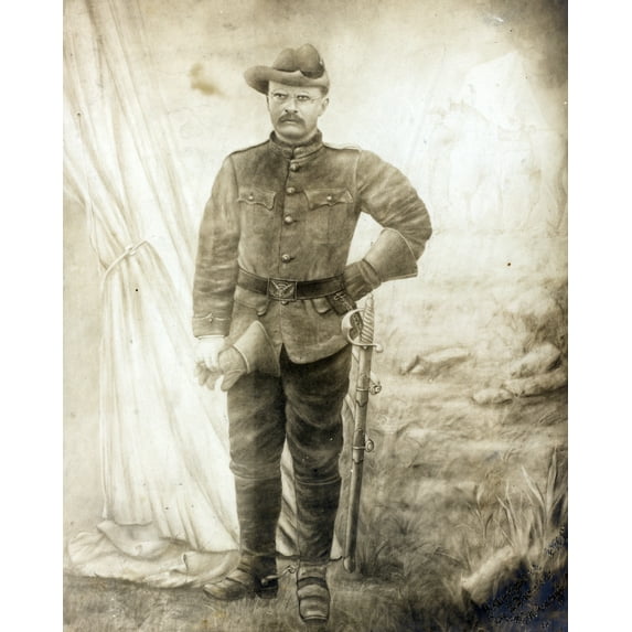 Print: The Day Before San Juan Hill, 1906
