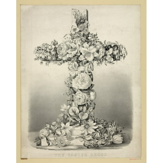 Print: The Easter Cross, 1869