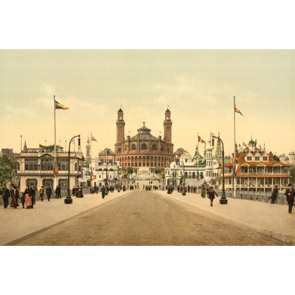 Print: The Environs Of The Trocadero, Exposition Universal, 1900, Paris